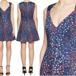Navy Floral Dress
